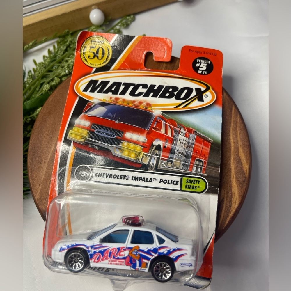 Matchbox D.A.R.E Chevrolet Impala Police Car #5 of 75 – 50th Anniversary Series